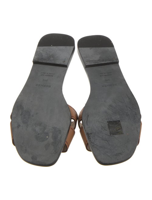 Hermès Leather Slides