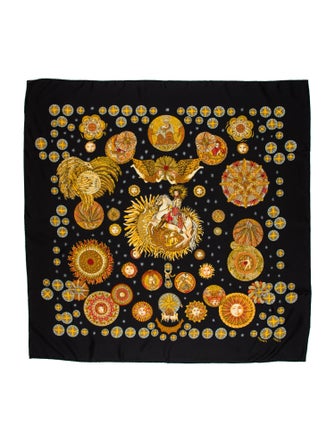 Hermès Le Roy Soleil Silk Scarf