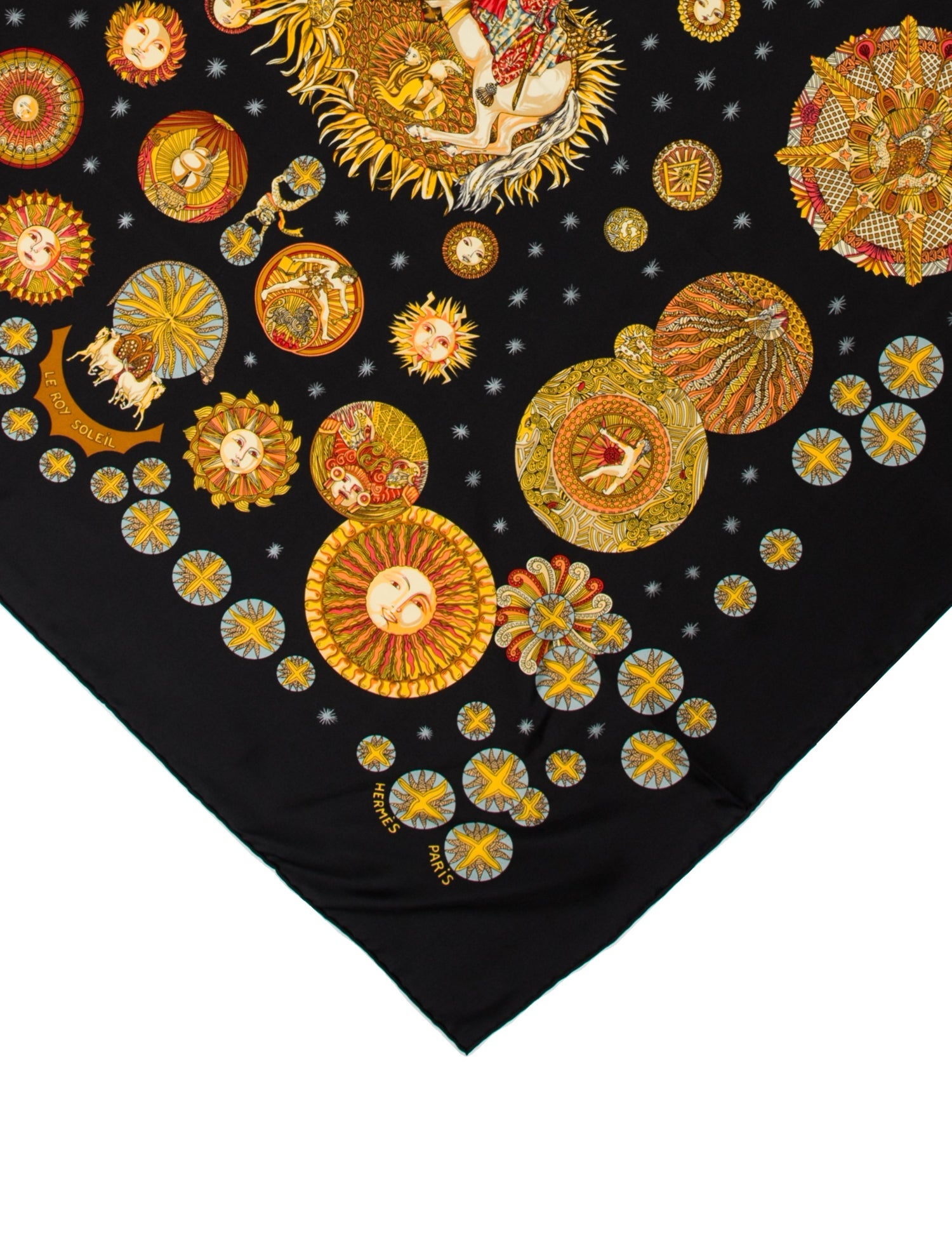 Hermès Le Roy Soleil Silk Scarf