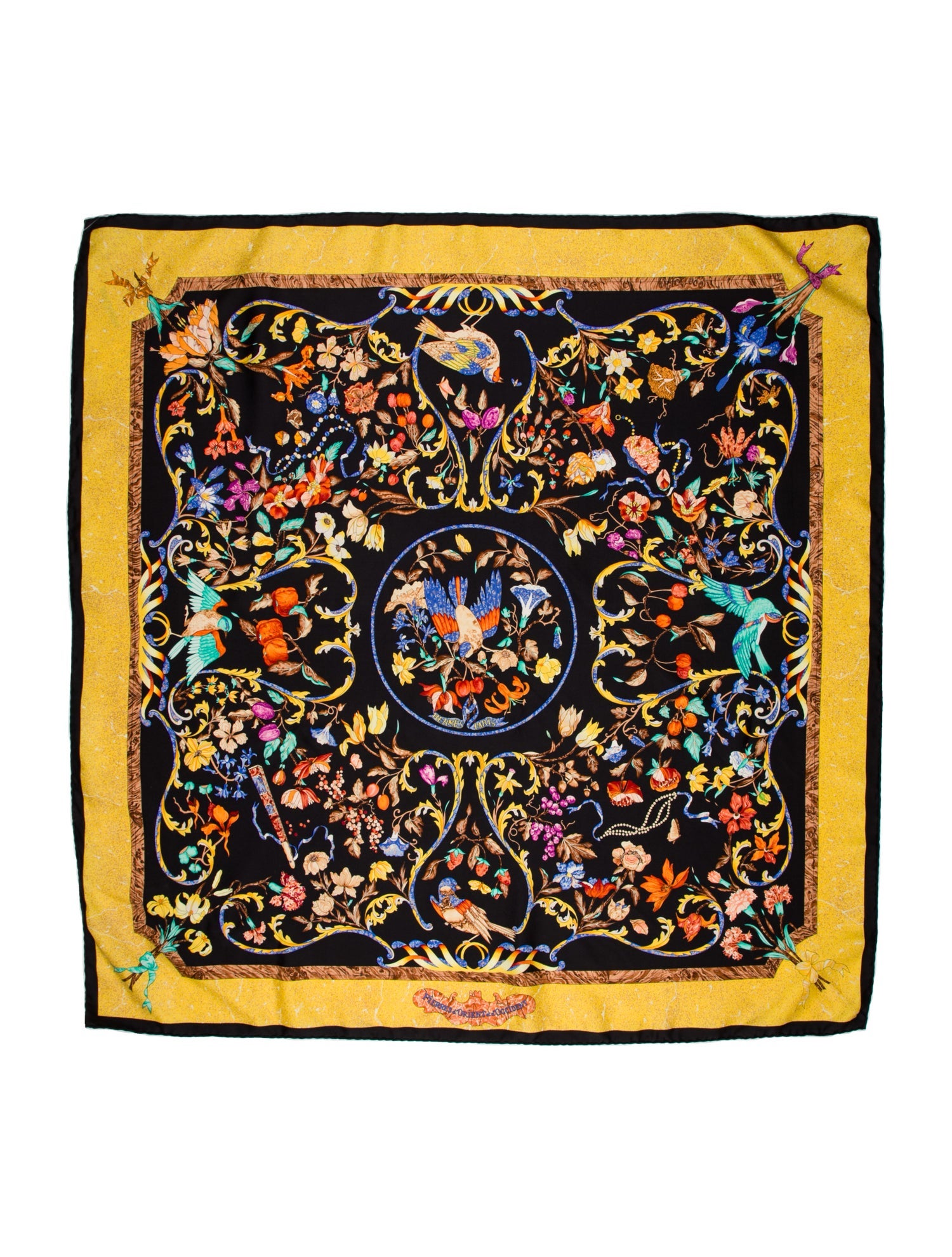 Hermès Pierres d'Orient Et d'Occident Silk Scarf