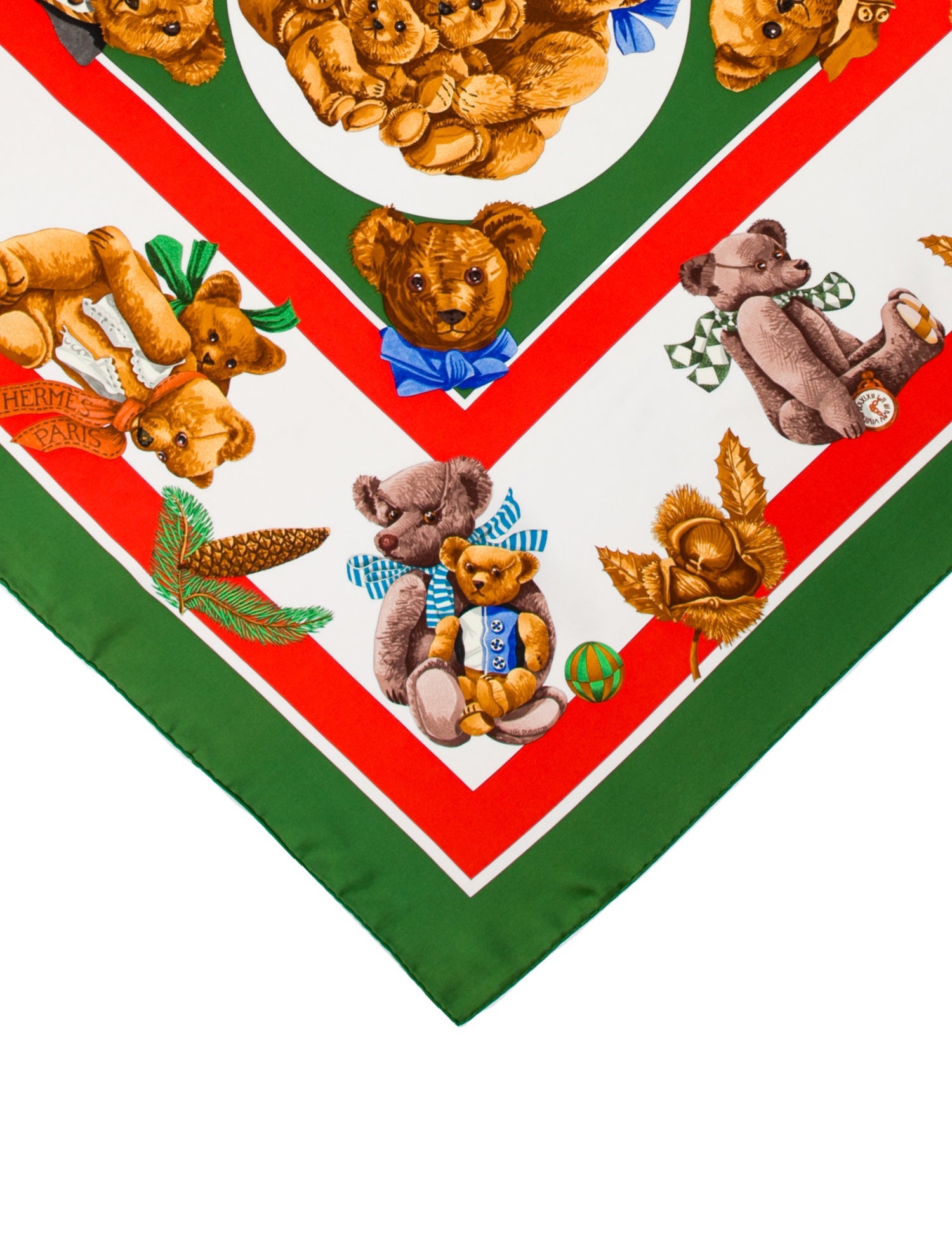 Hermès Confidents des Coeurs Silk Scarf