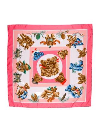 Hermès Confidents des Coeurs Silk Scarf