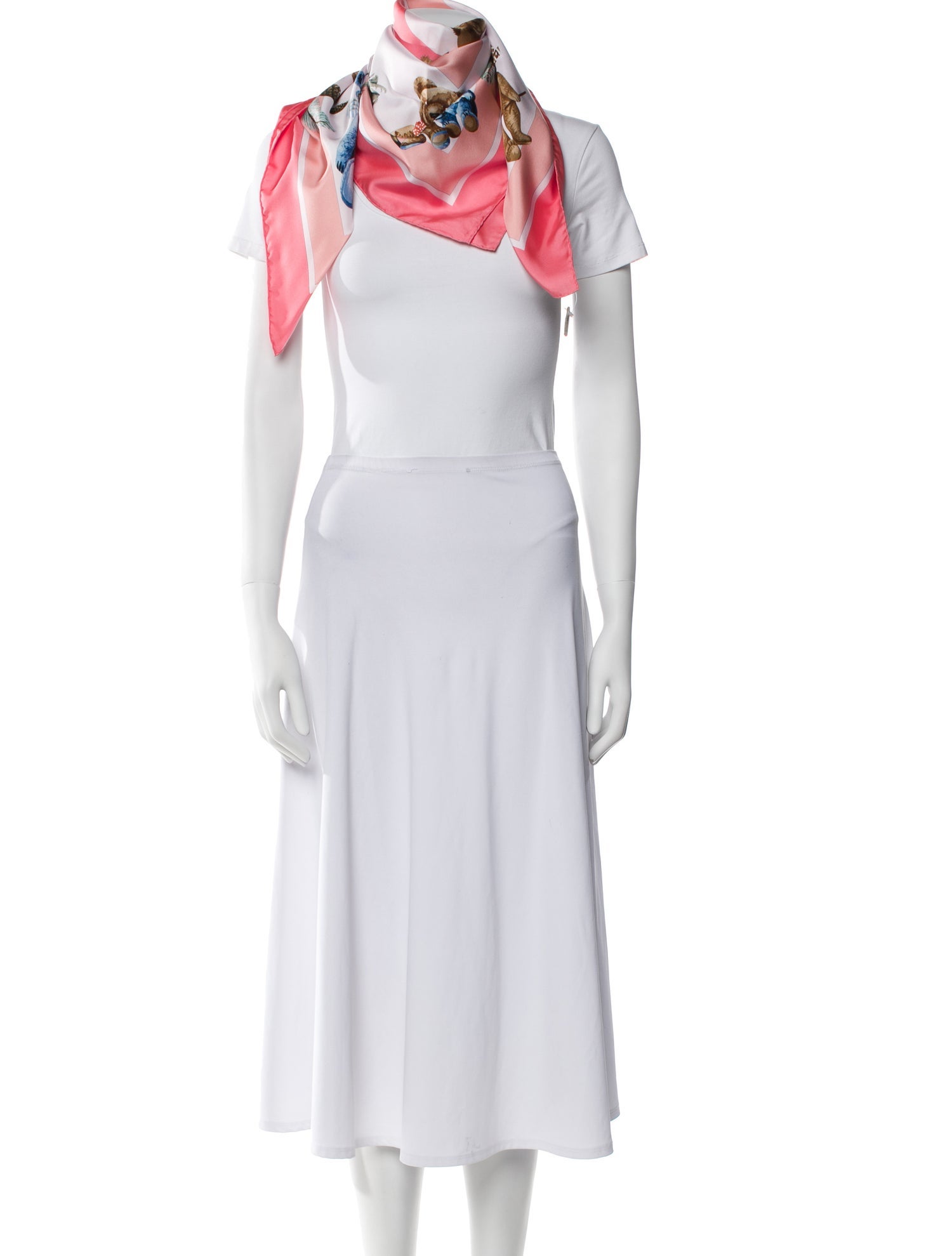 Hermès Confidents des Coeurs Silk Scarf