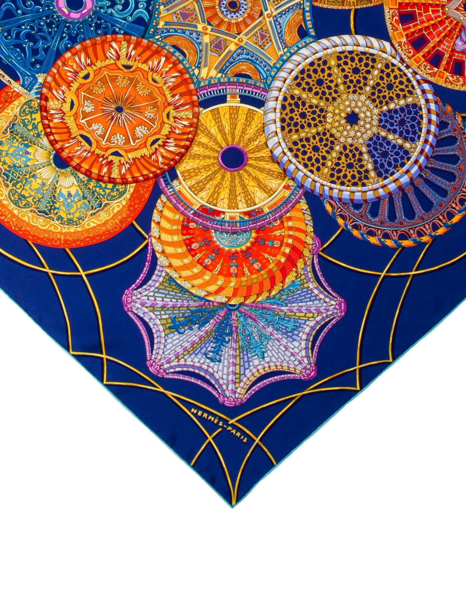 Hermès Les Dômes Célestes Silk Scarf w/ Tags