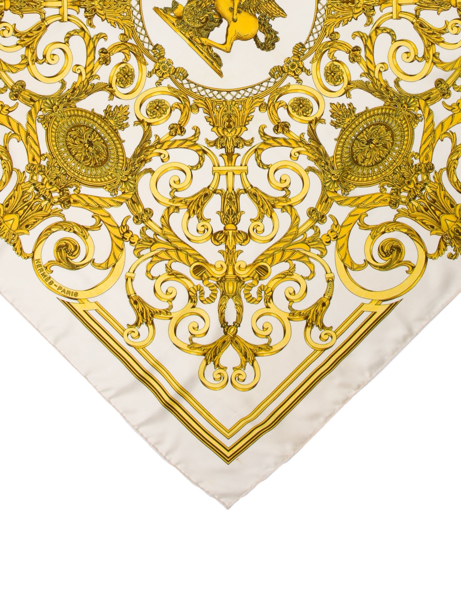 Hermès Les Tuileries Silk Scarf