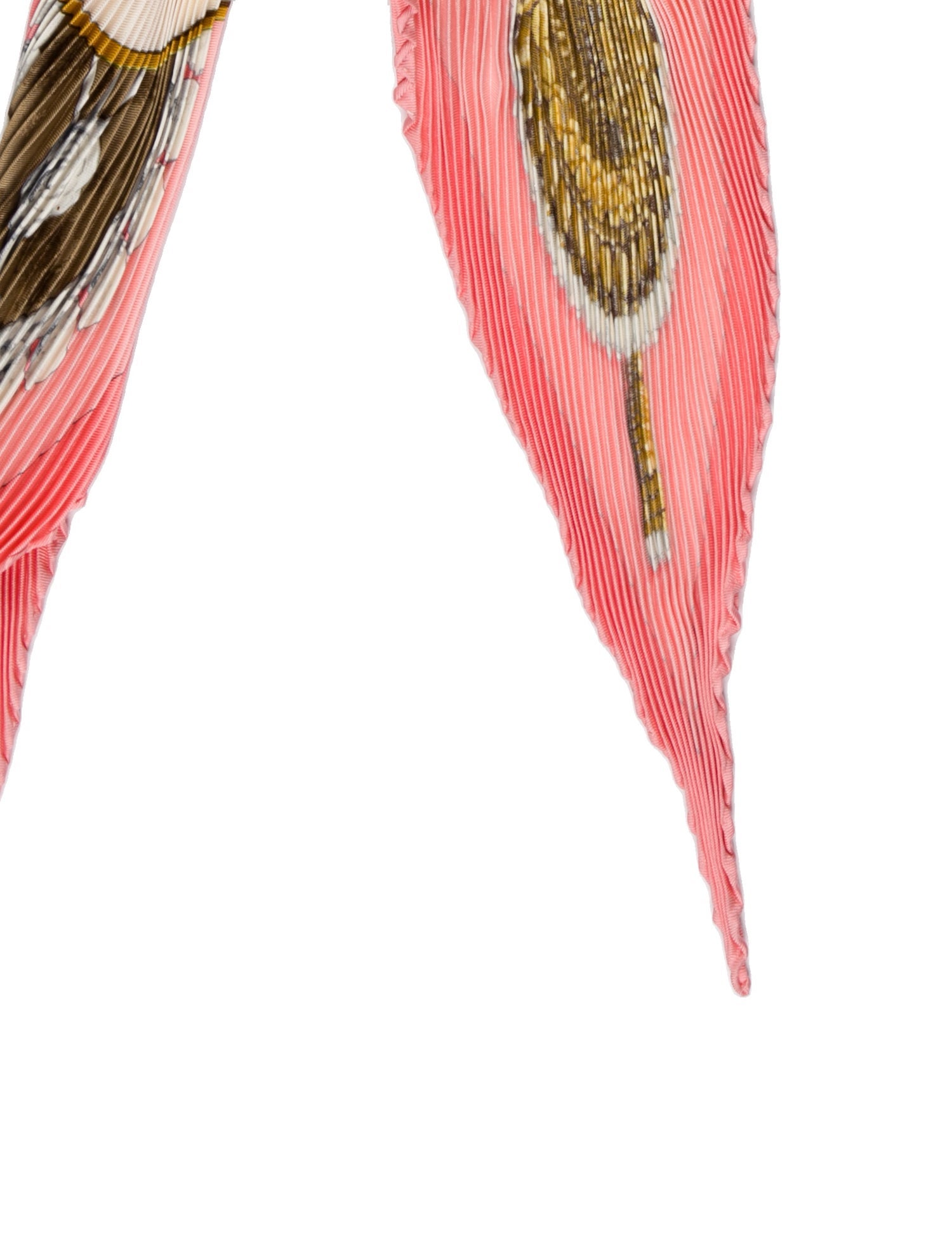 Hermès Plaza de Toros Silk Plissé Scarf