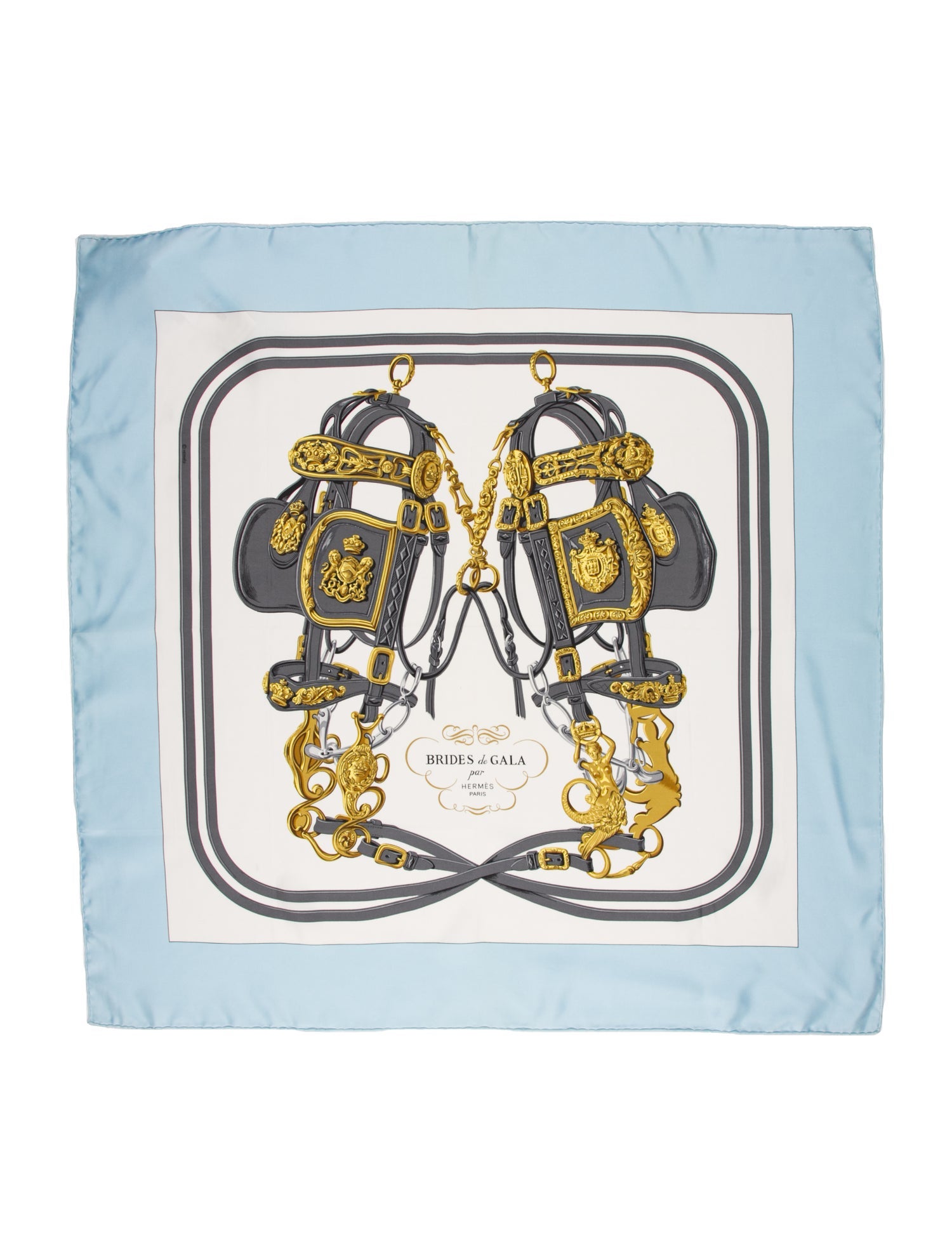 Hermès Brides de Gala Silk Scarf