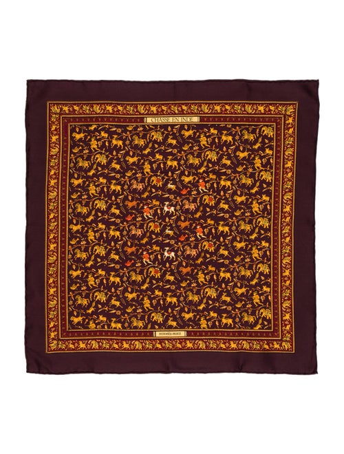 Hermès Chasse En Inde Silk Scarf