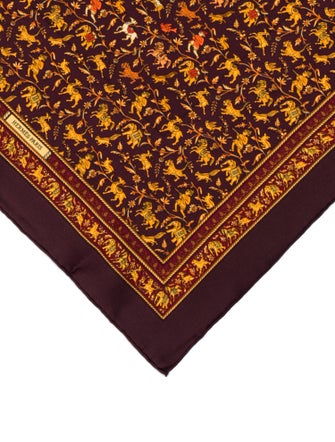 Hermès Chasse En Inde Silk Scarf