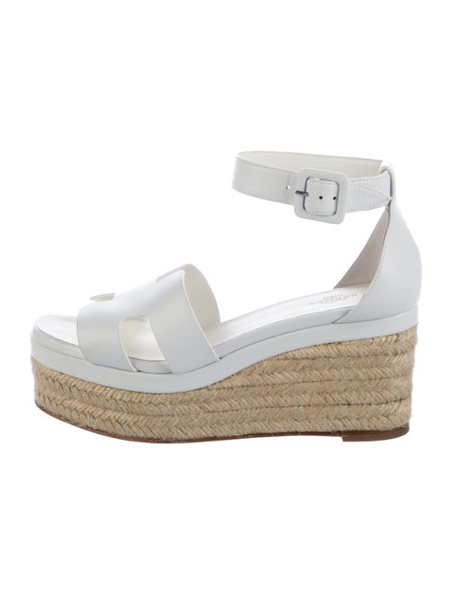 Hermès Elda H Logo Espadrilles