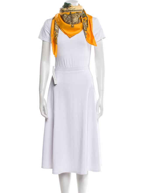 Hermès Marine Et Cavalerie Silk Scarf