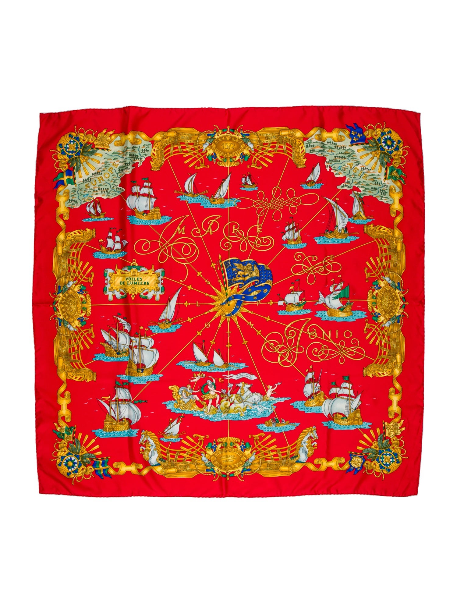 Hermès Voiles De Lumiere Silk Scarf