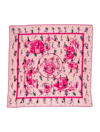 Hermès Ex-Libris les Parisiennes Silk Scarf