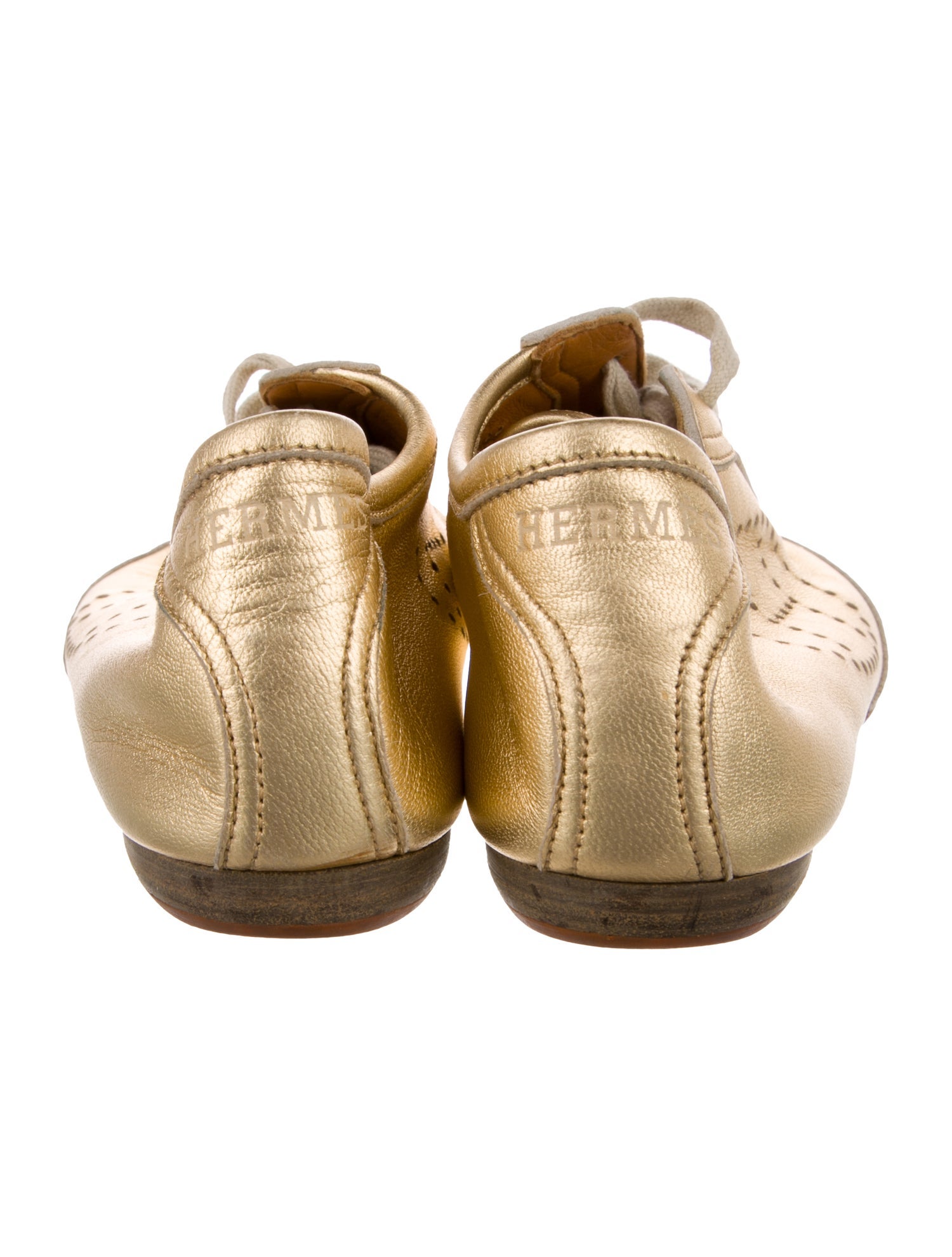 Hermès H Logo Leather Sneakers