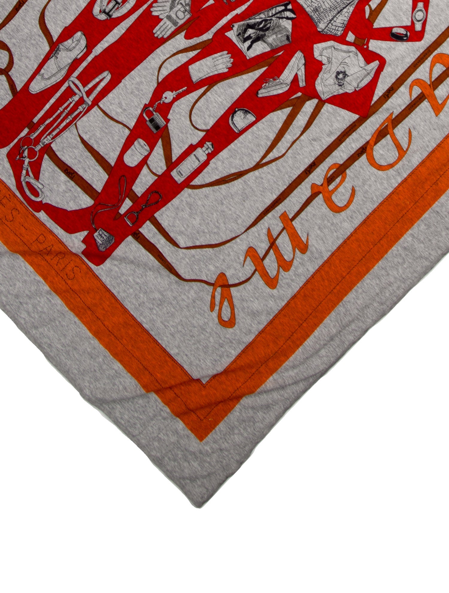 Hermès Madame et Monsieur Jersey Scarf