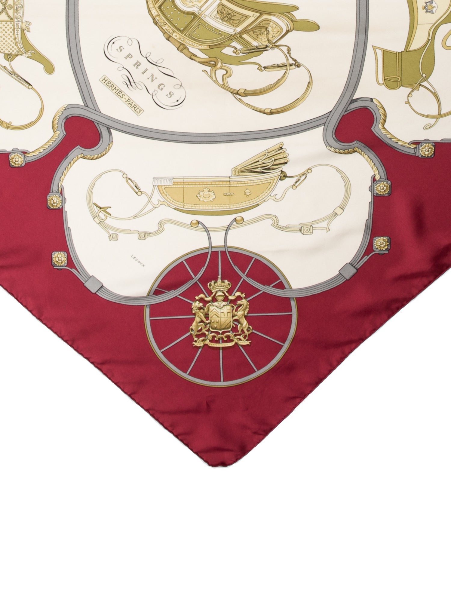 Hermès Springs Silk Scarf