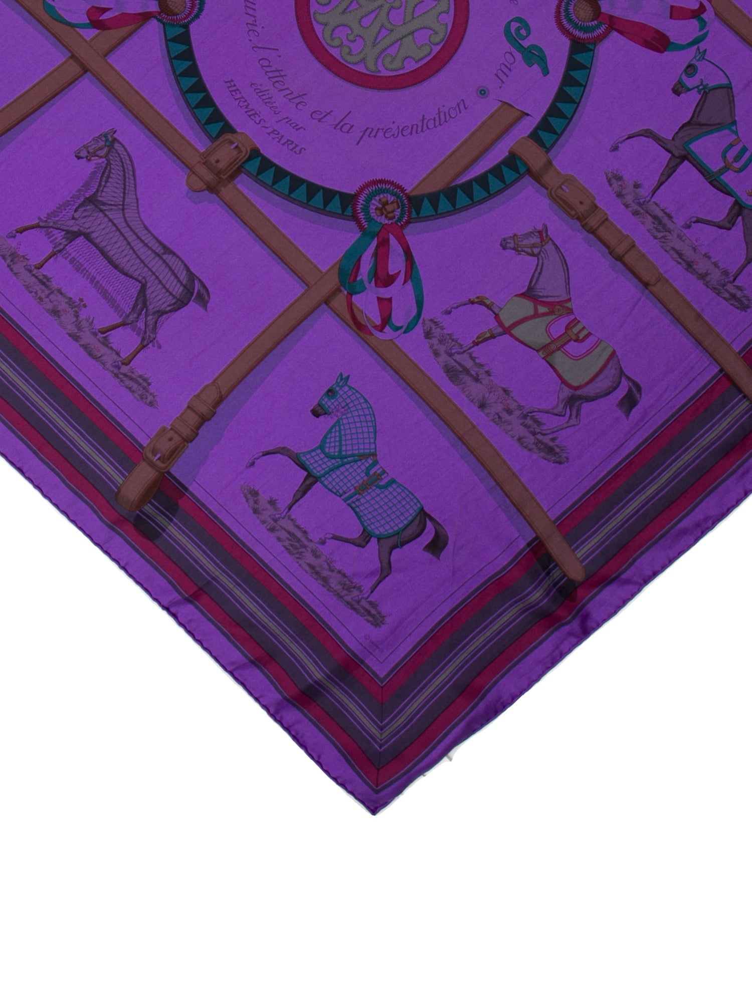 Hermès Couvertures et Tenues de Jour Dip Dye Silk Scarf