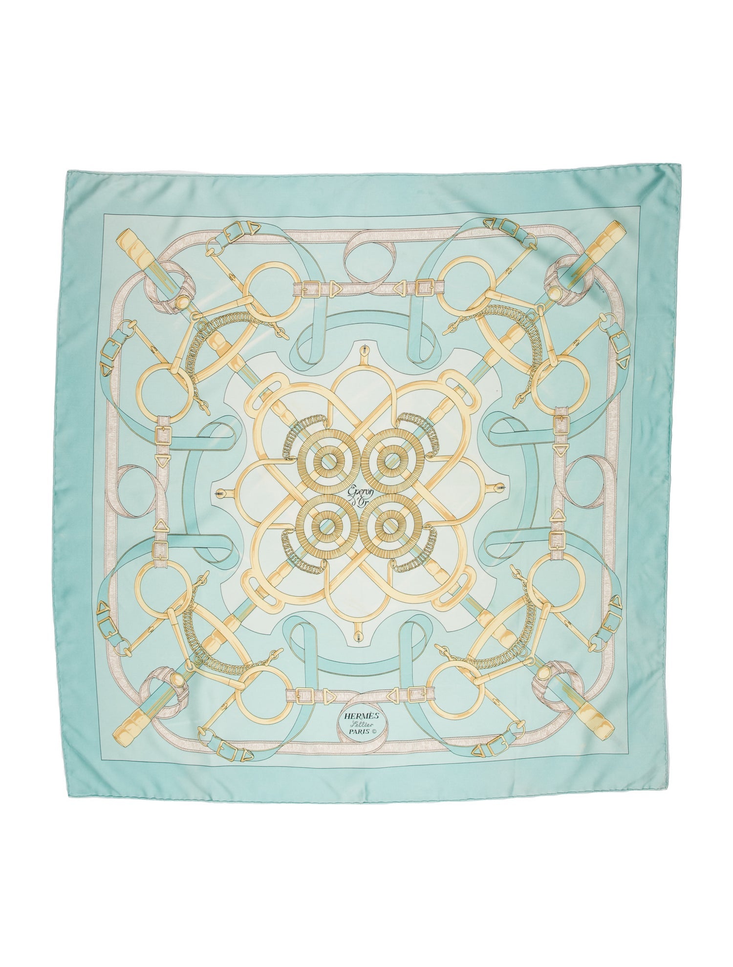 Hermès Eperon D'Or Silk Scarf