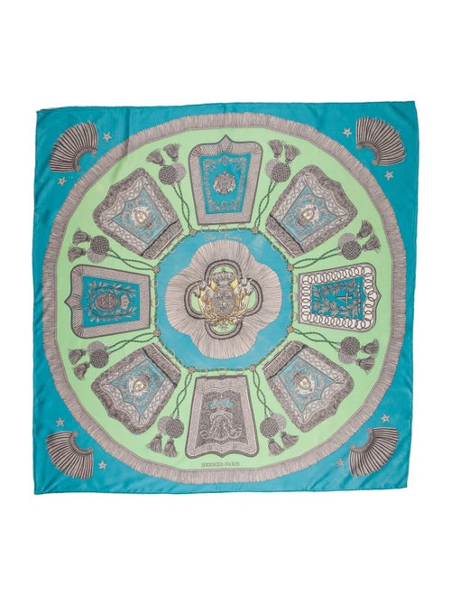 Hermès Poste et Cavalerie Silk Scarf
