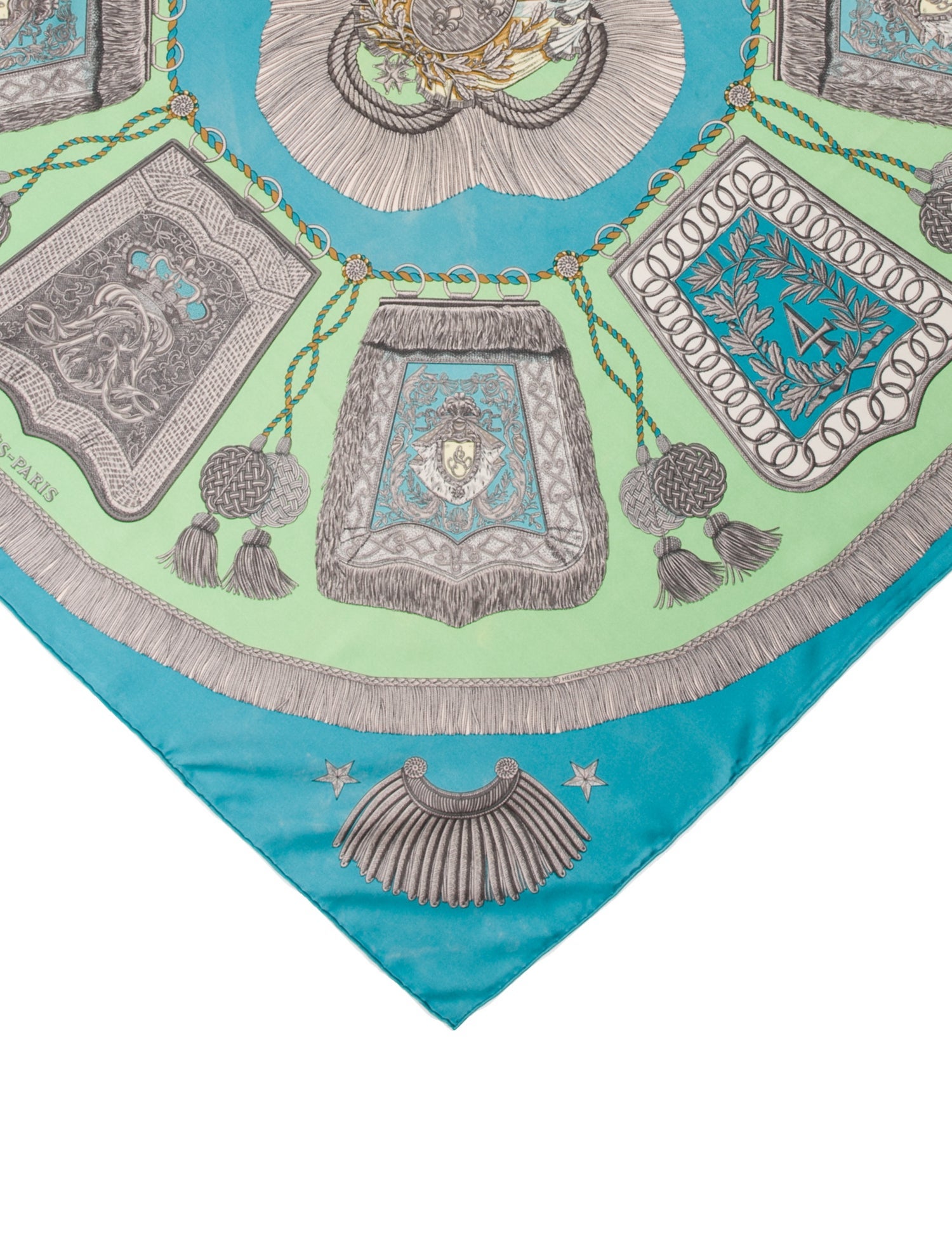 Hermès Poste et Cavalerie Silk Scarf