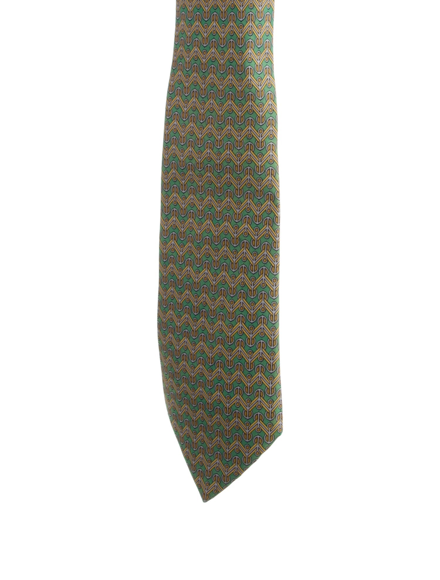 Hermès Silk Printed Tie