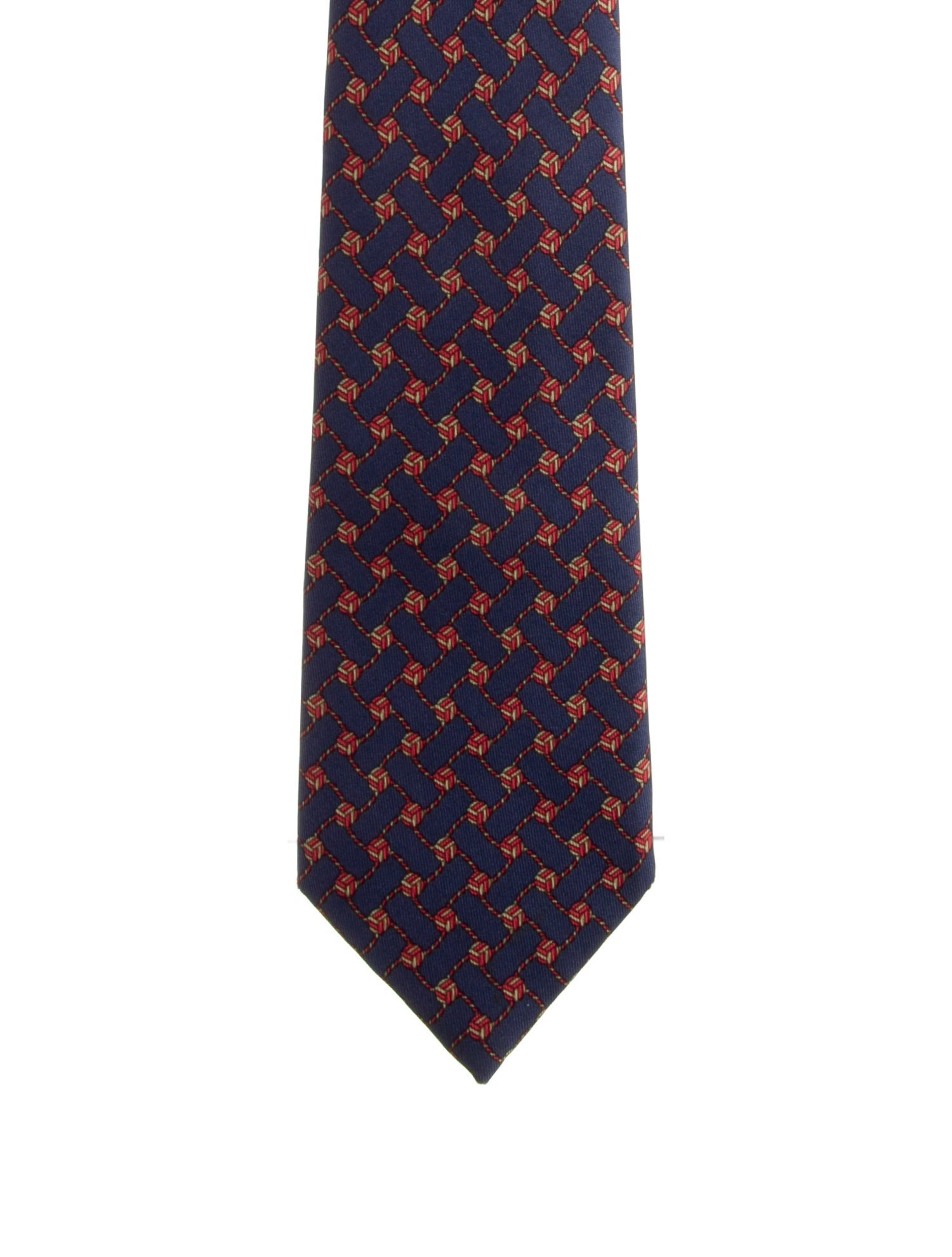 Hermès Silk Printed Tie