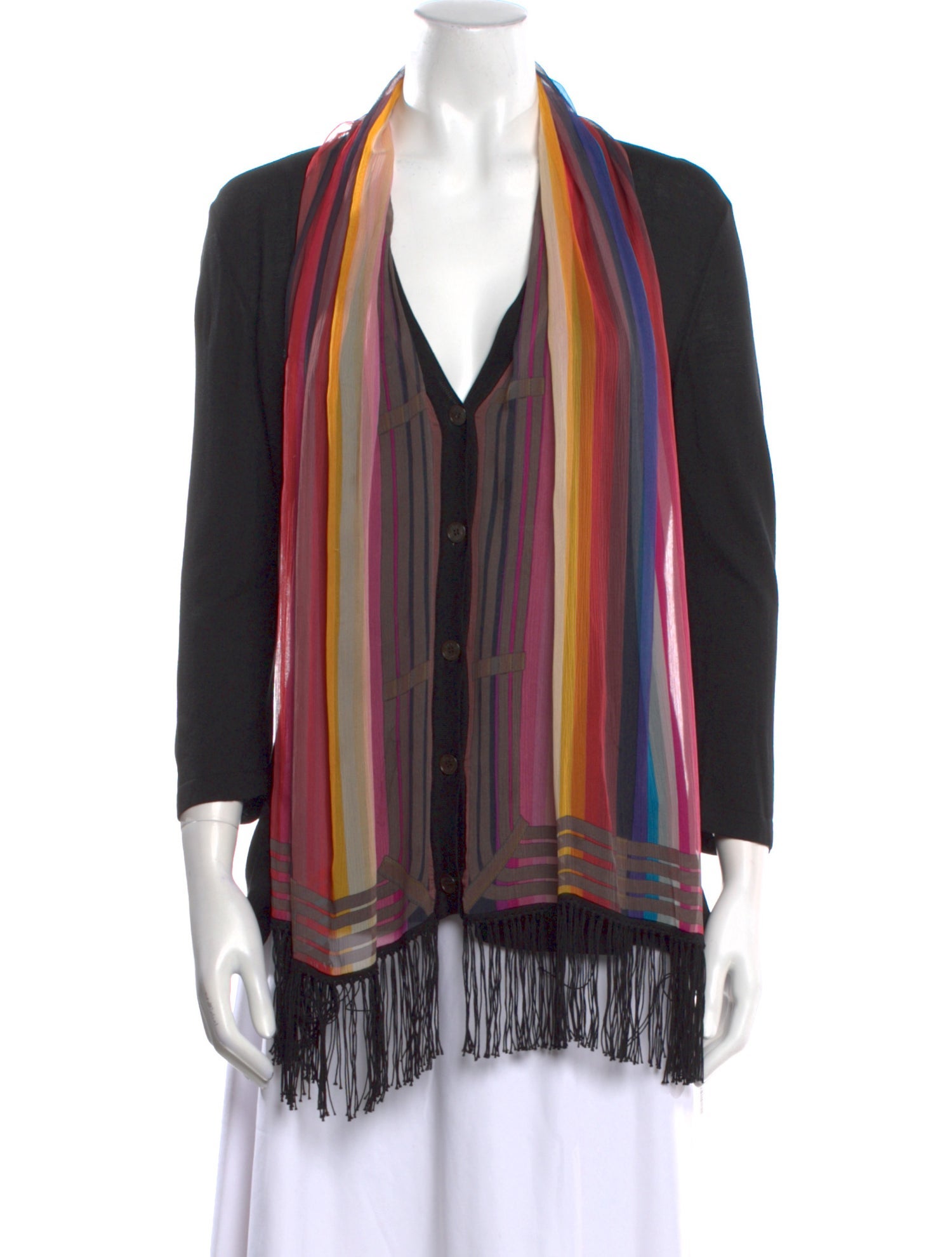 Hermès Silk Striped Tunic