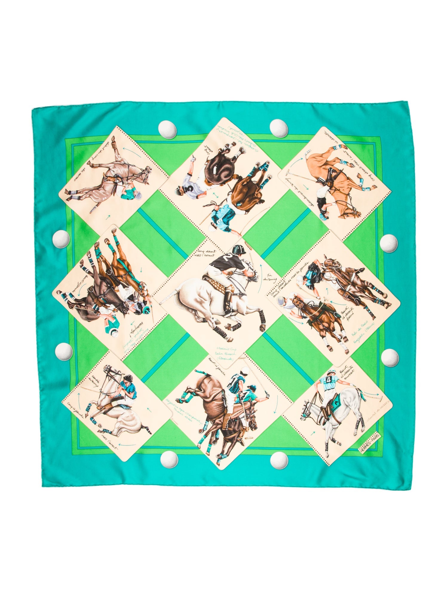 Hermès Hermès Cup Palm Beach Silk Scarf