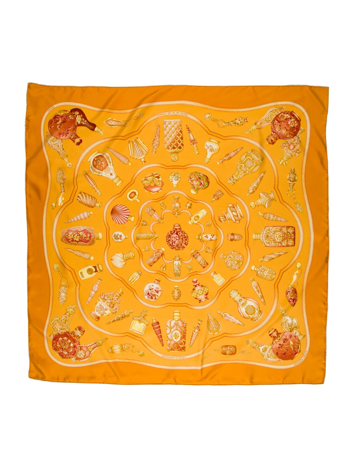 Hermès Qu'importe Le Flacon Silk Scarf