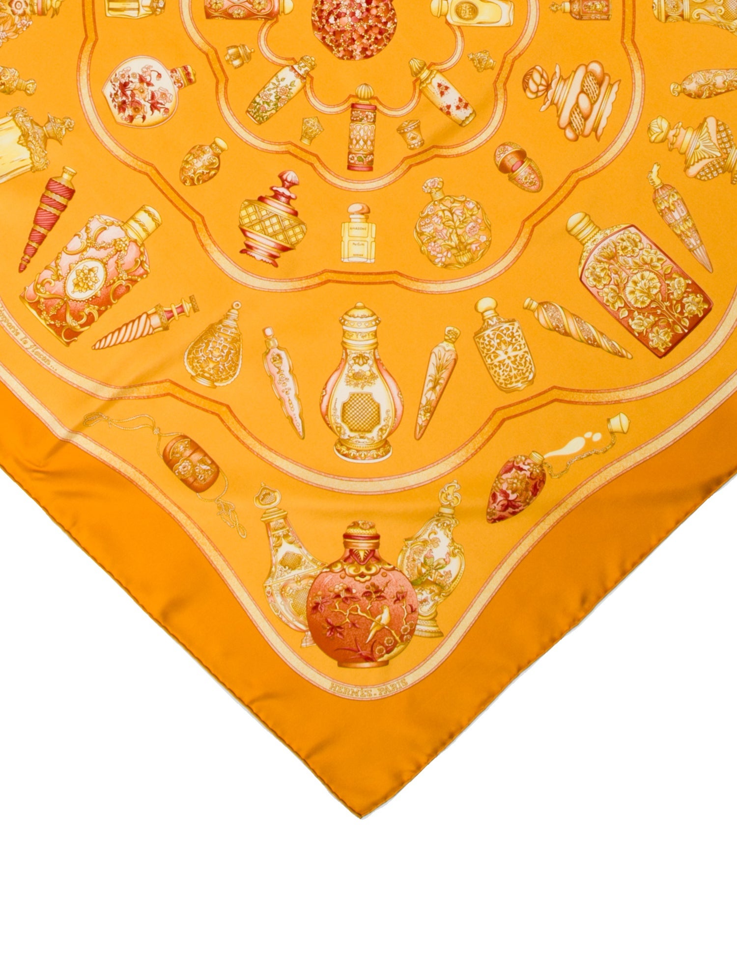 Hermès Qu'importe Le Flacon Silk Scarf