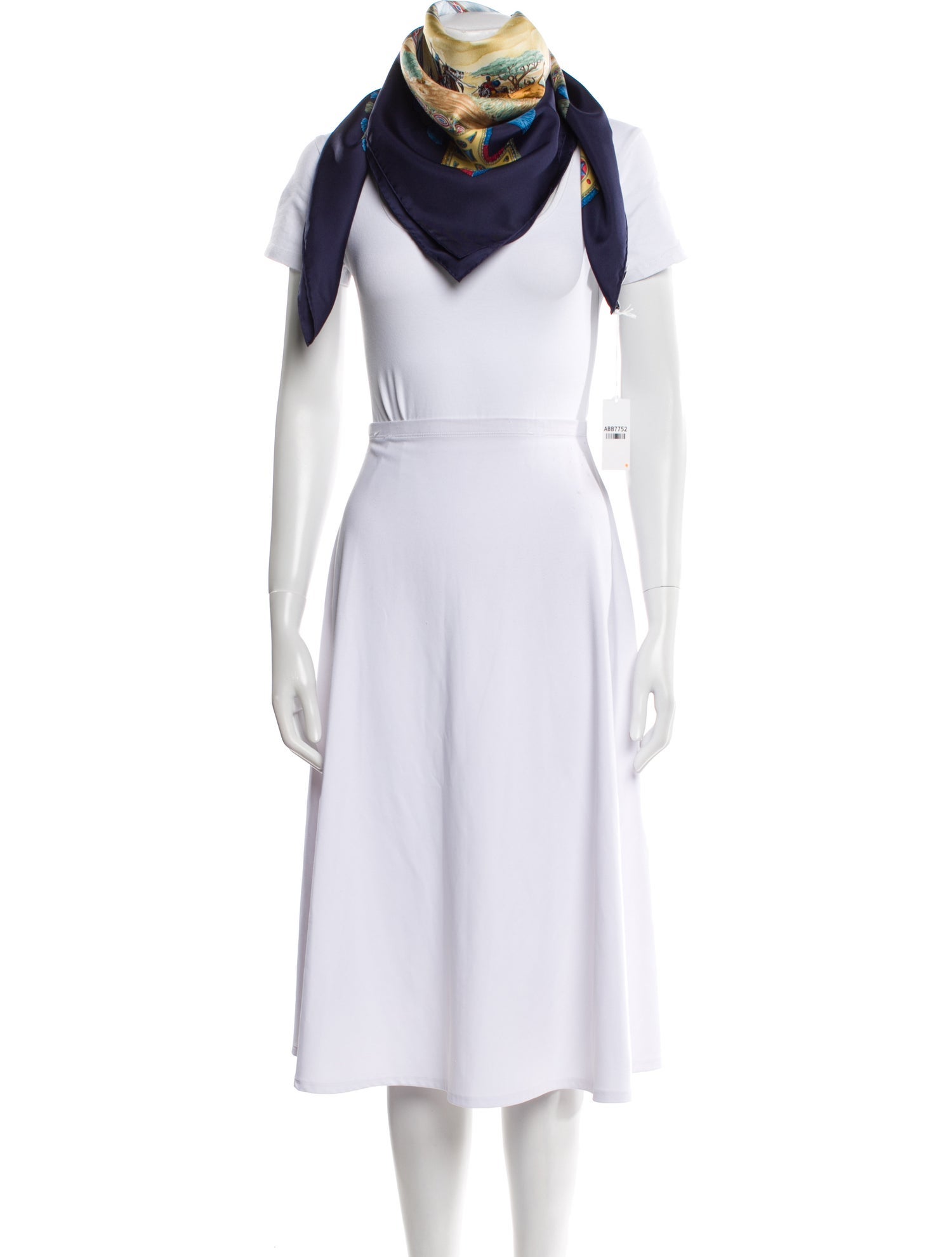 Hermès Cavaliers Peuls Silk Scarf