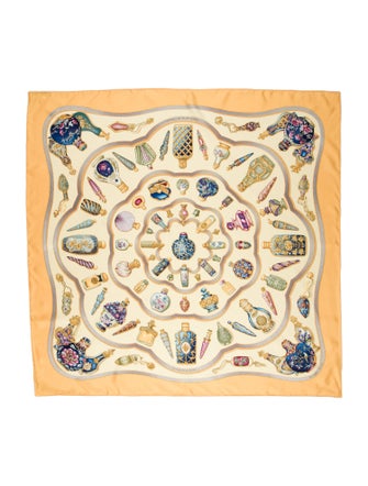 Hermès Qu'importe Le Flacon Silk Scarf