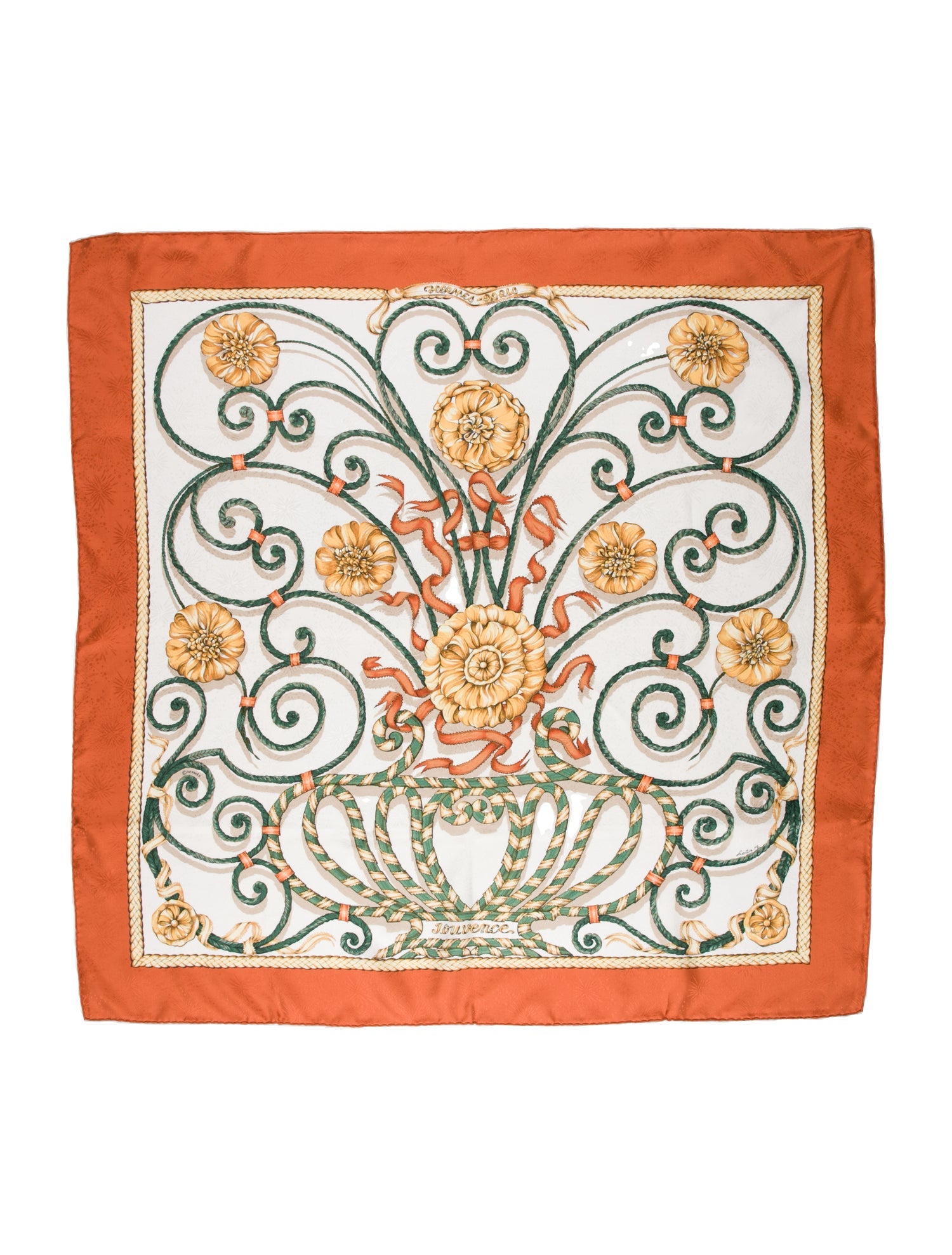 Hermès Jouvence Jacquard Silk Scarf