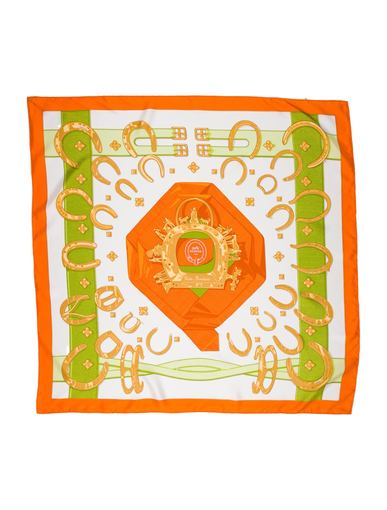Hermès Porte Bonheur Silk Scarf