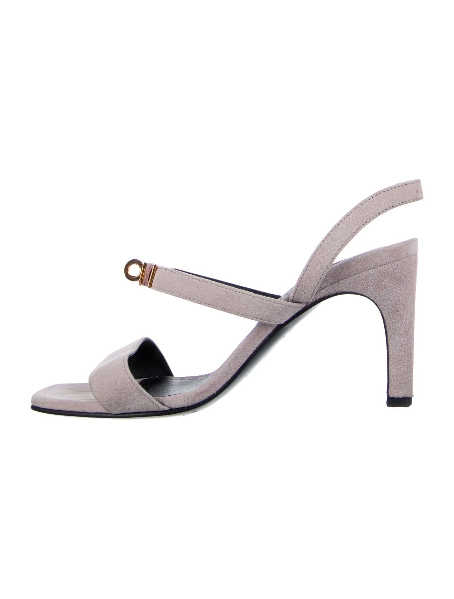 Hermès Glamour 95 H Logo Slingback Sandals