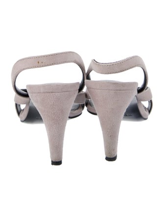 Hermès Glamour 95 H Logo Slingback Sandals