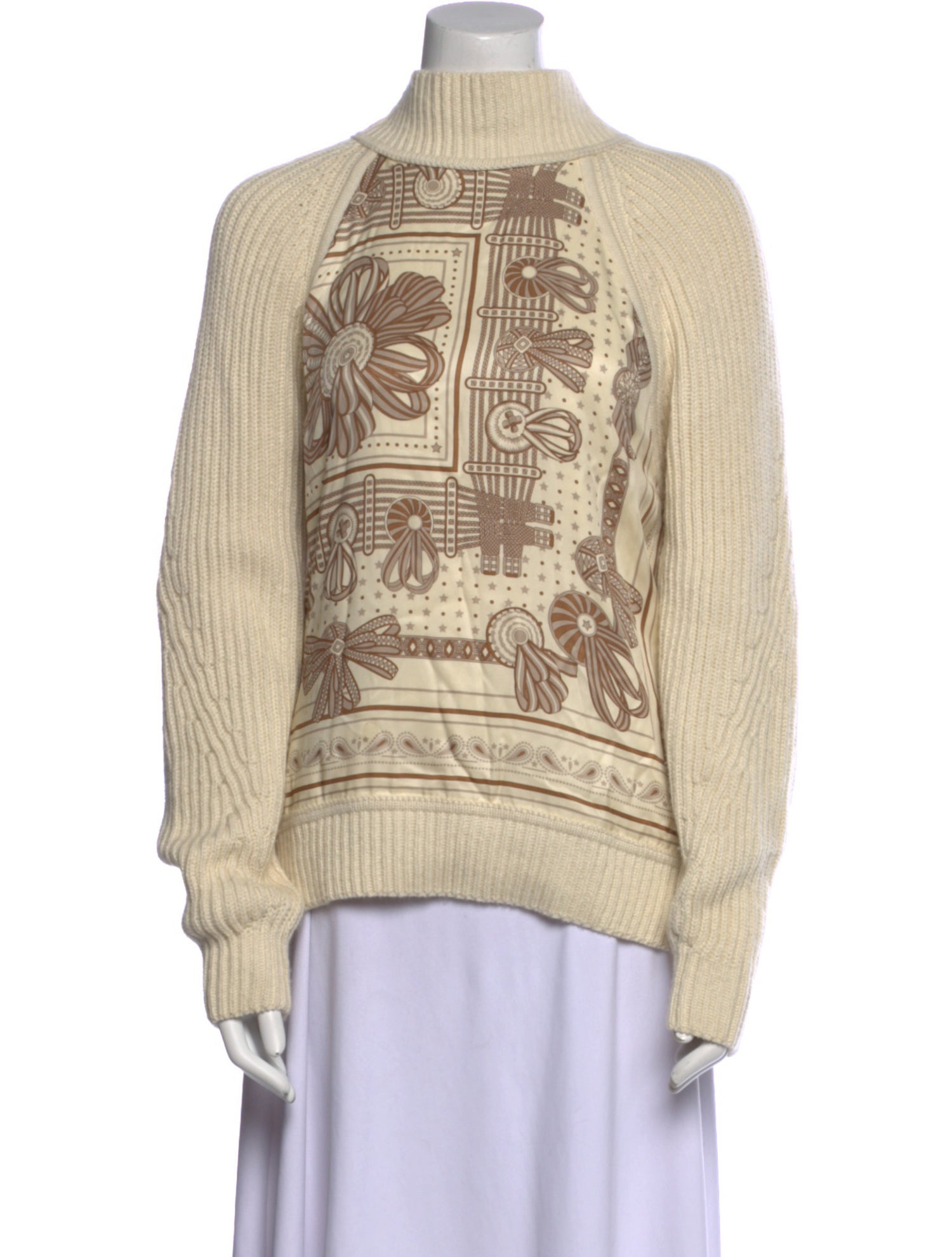Hermès Silk Printed Sweater