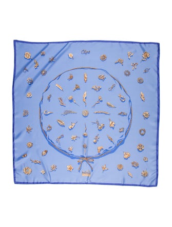Hermès Clips Silk Scarf