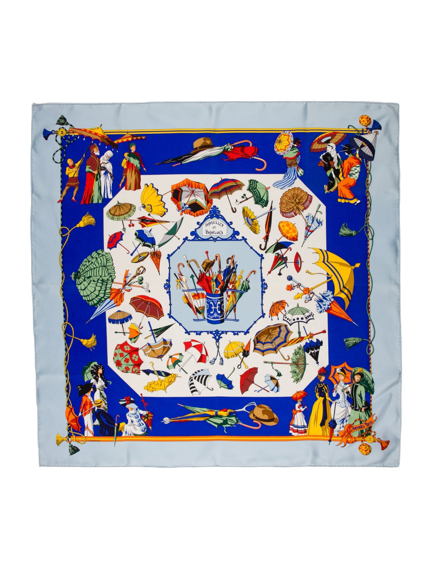 Hermès Ombrelles et Parapluies Silk Scarf
