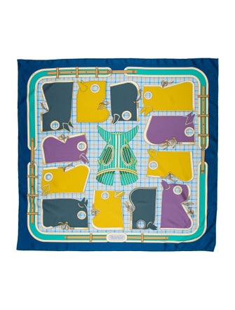 Hermès Camails Silk Scarf