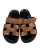 Hermès Chypre Leather Slides