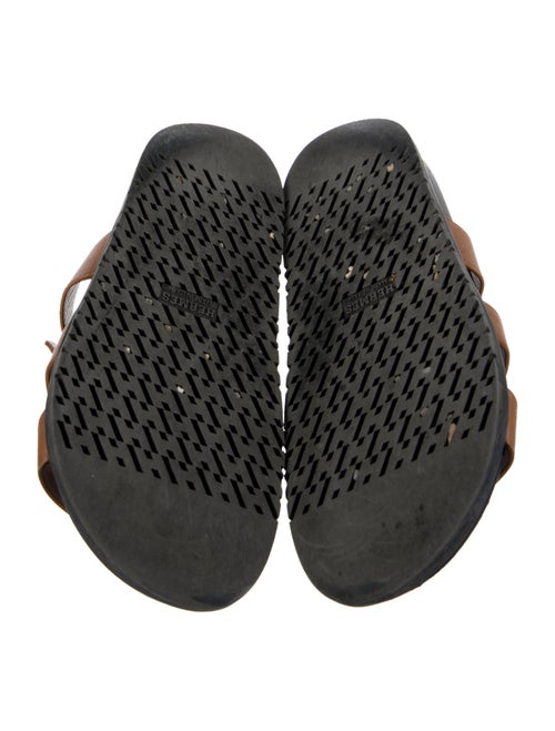 Hermès Chypre Leather Slides