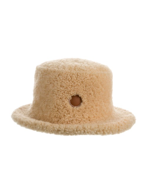 Hermès Shearling Fauve Bucket Hat