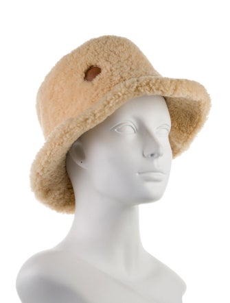 Hermès Shearling Fauve Bucket Hat