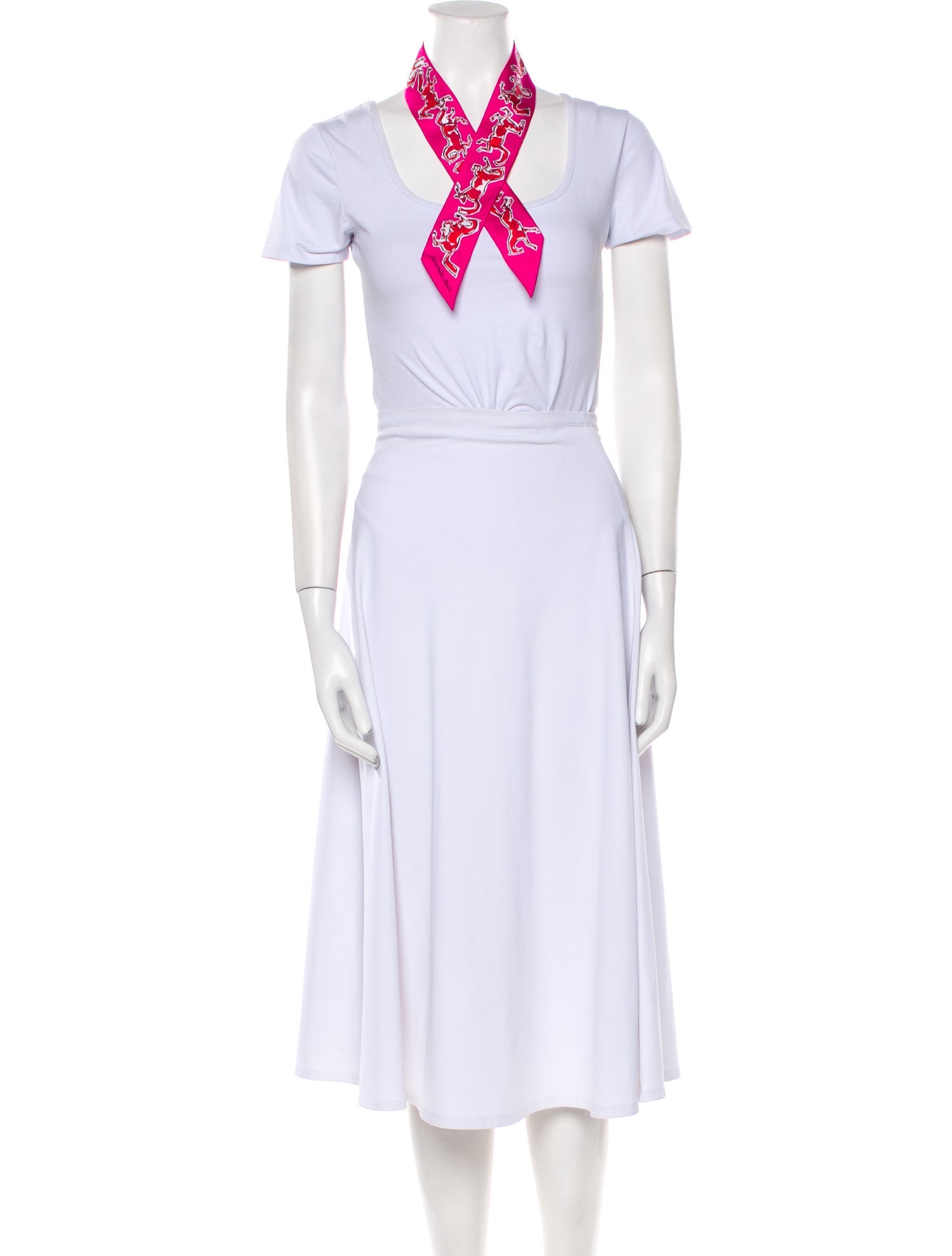 Hermès Chevaux en Liberte Silk Twilly Scarf