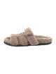 Hermès Chypre Shearling Slides