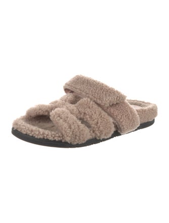 Hermès Chypre Shearling Slides