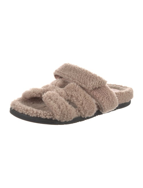 Hermès Chypre Shearling Slides