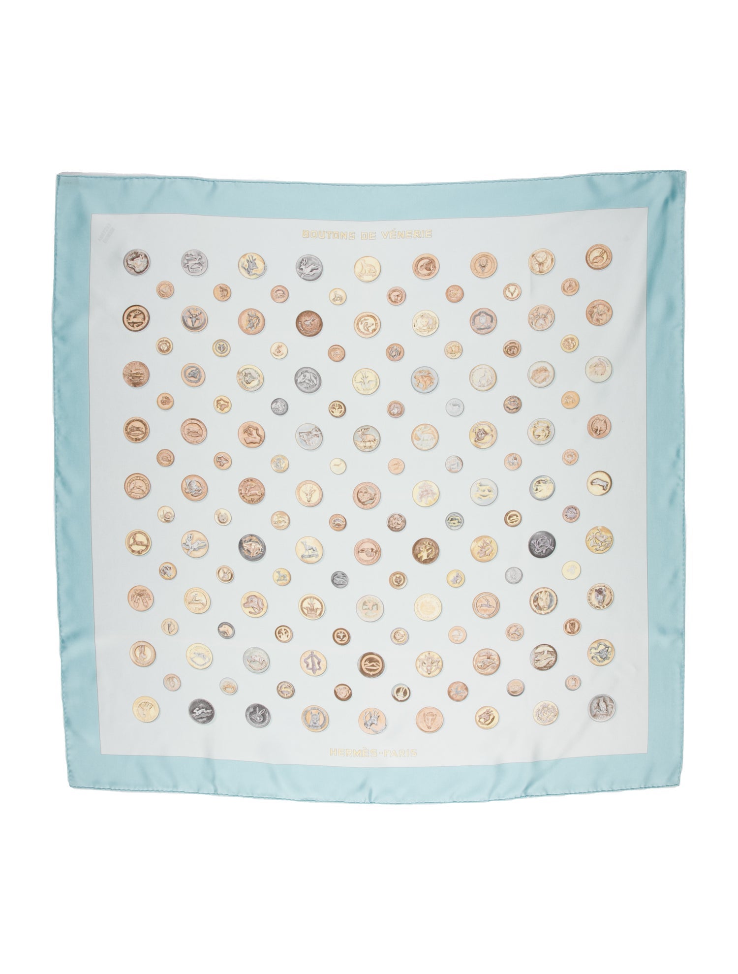 Hermès Boutons de Vénerie Silk Scarf