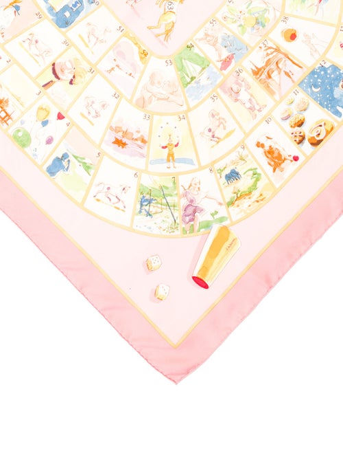 Hermès Le Jeu des Petits Bonheurs Silk Scarf